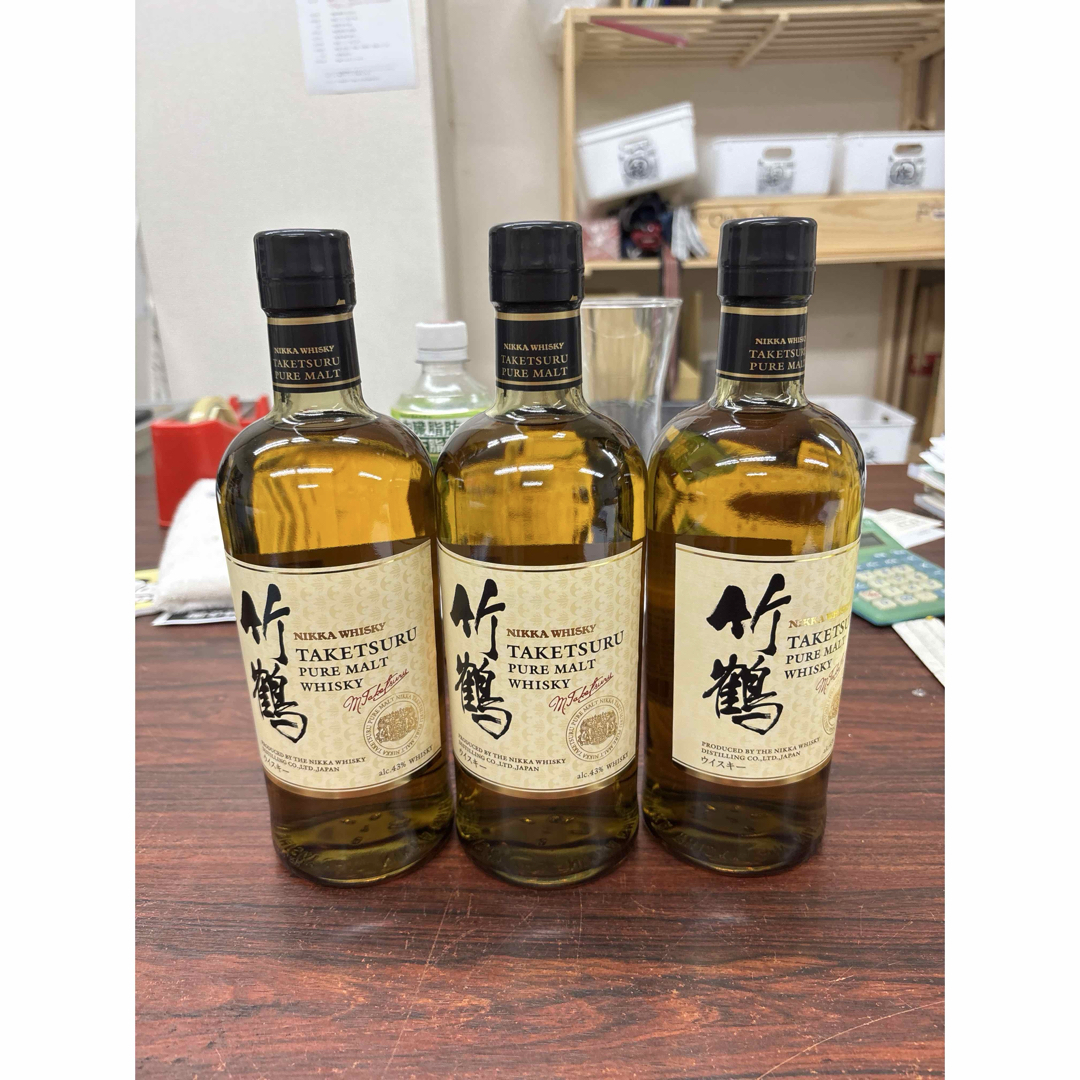 ニッカウイスキー 竹鶴 ピュアモルトウイスキー 3本セット 【公式通販】