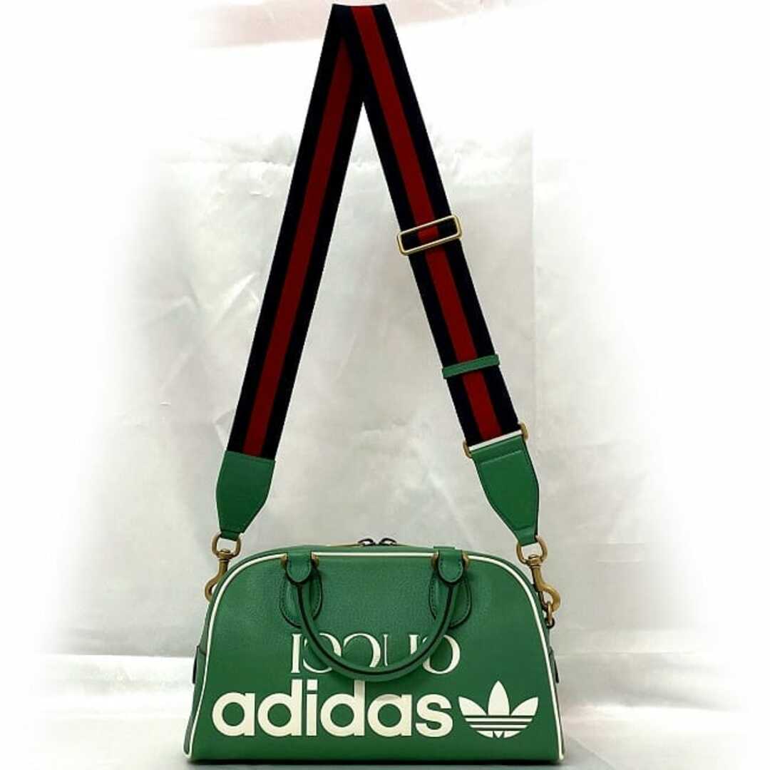 GUCCI - グッチ アディダス 2way バッグ ミニ ダッフルバッグ グリーン