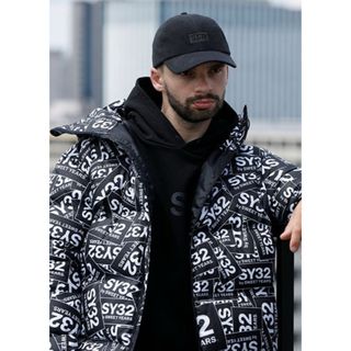 朝倉未来さん着用モデル SY32 ノースリーブパーカー XL ネイビー 朝倉