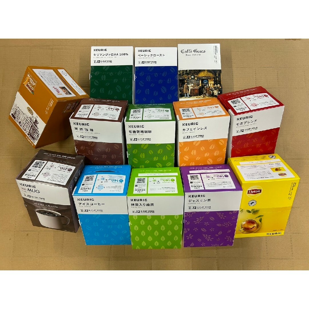 お徳用8種類セット【新品・未使用品】キューリグKカップ 8種類が1箱