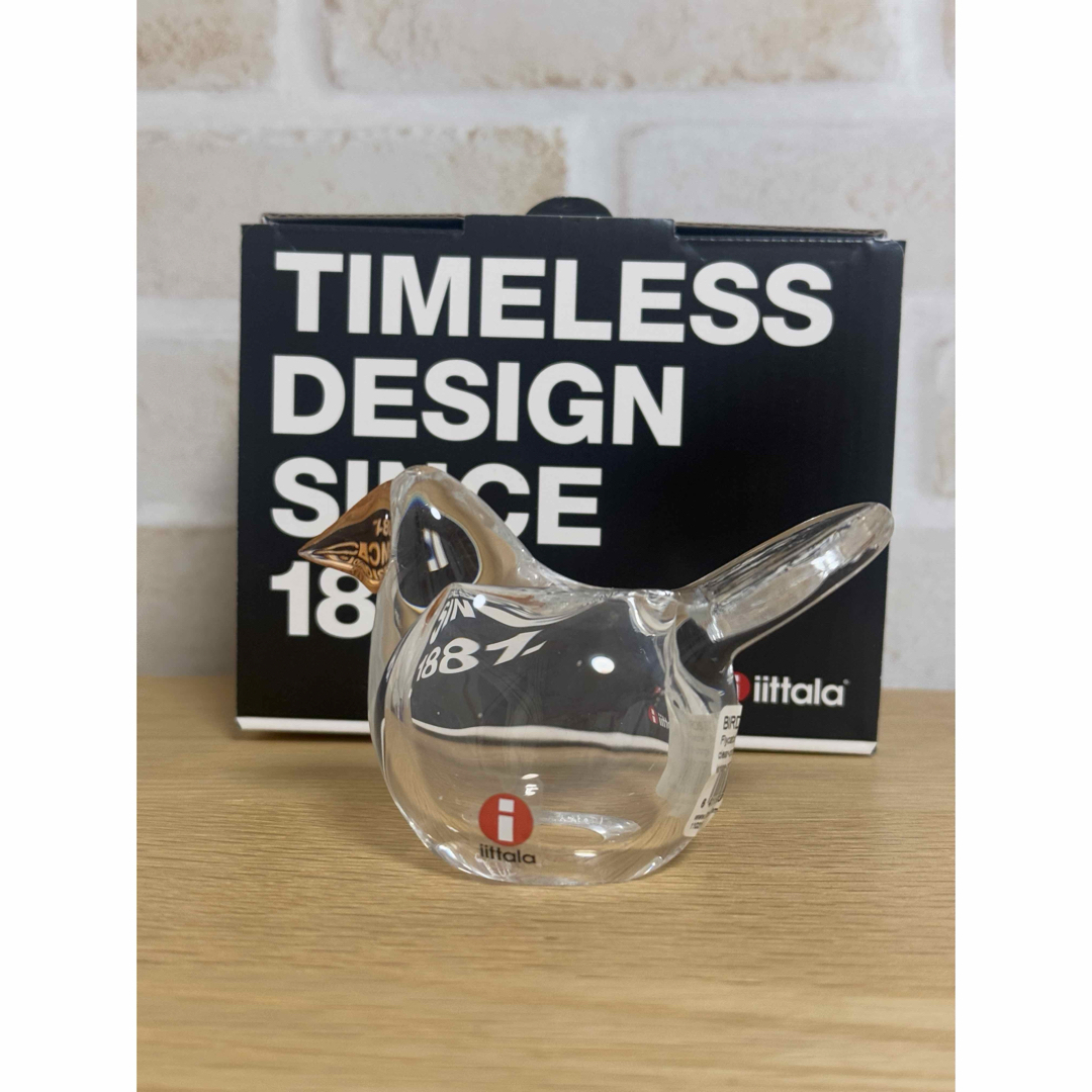 ⑫イッタラ バード シエッポ ＊ クリア×セリビアオレンジ