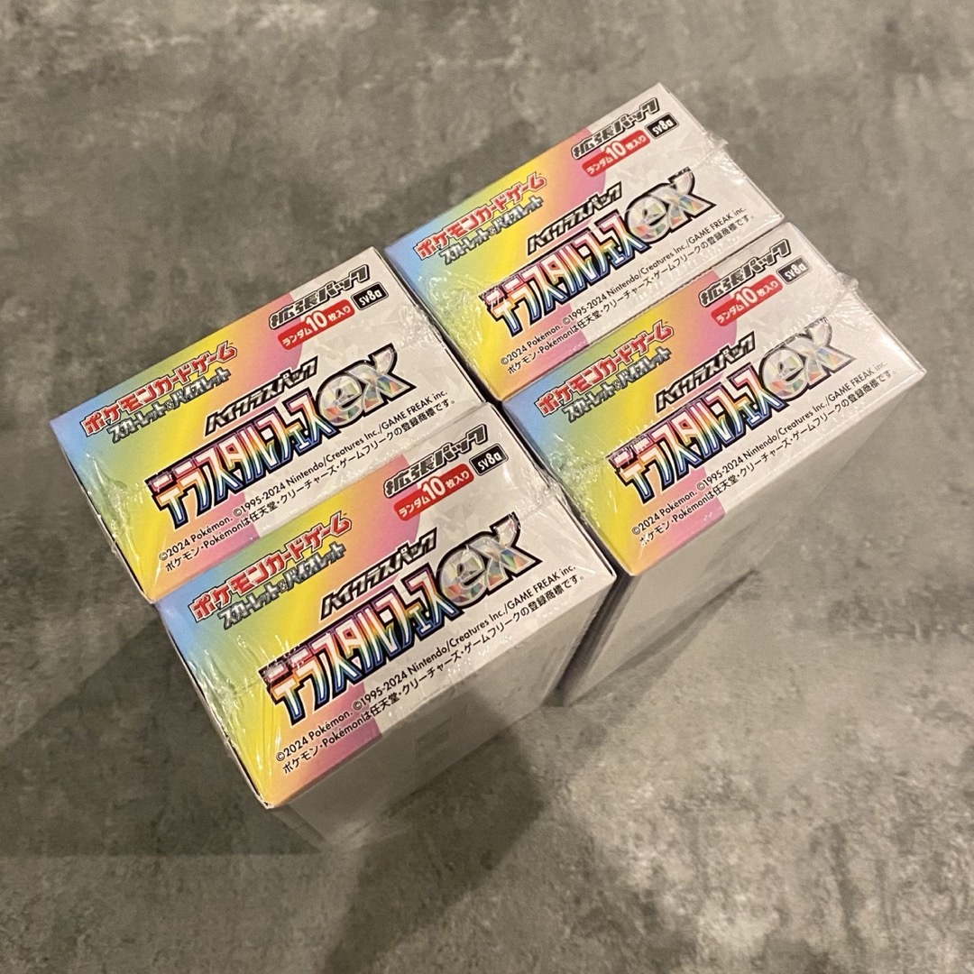 テラスタルフェスex 4BOX シュリンク付き 1BOXシュリンク破れ テラス