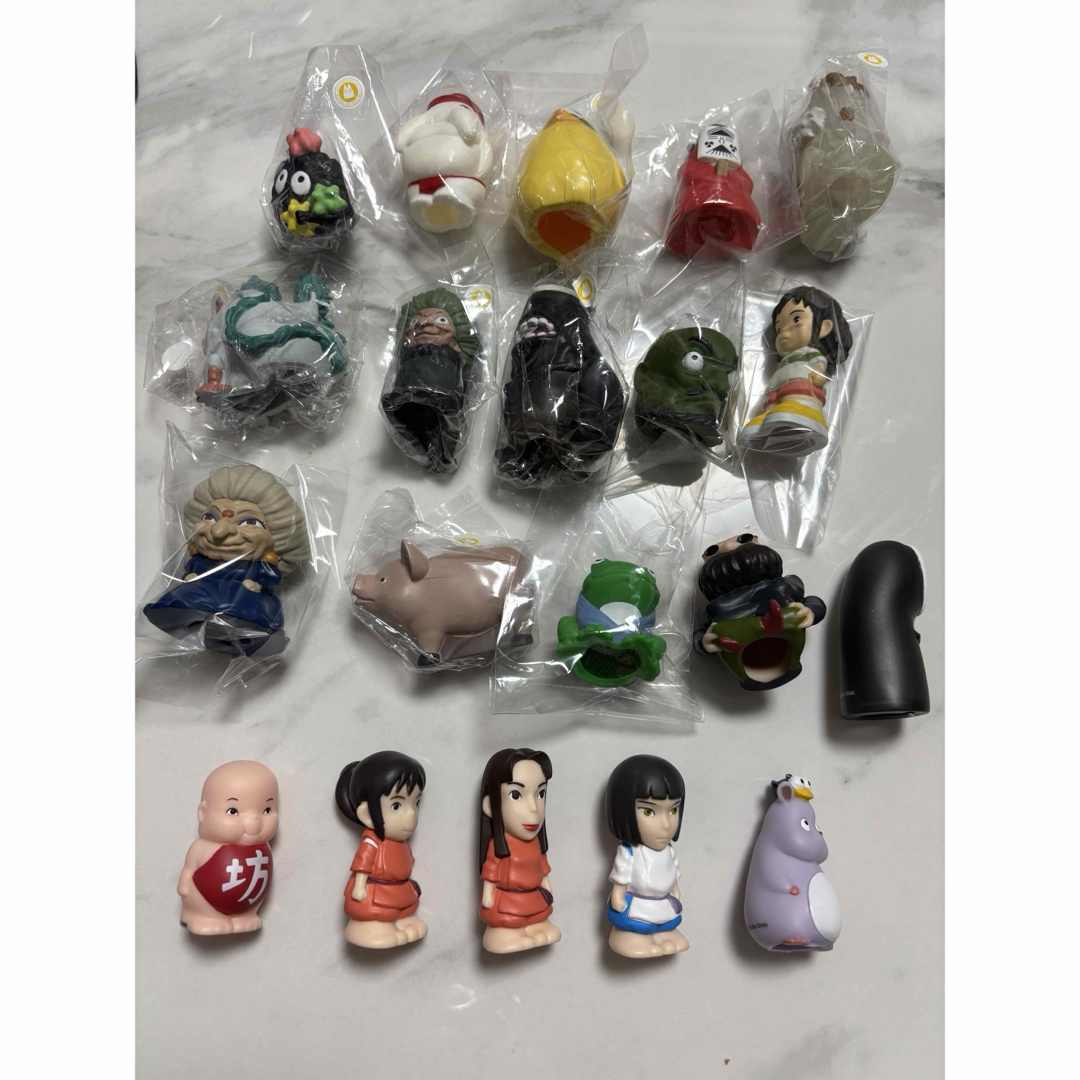 ジブリ 指人形 千と千尋の神隠し セミコンプリート ジブリ 指人形 千と