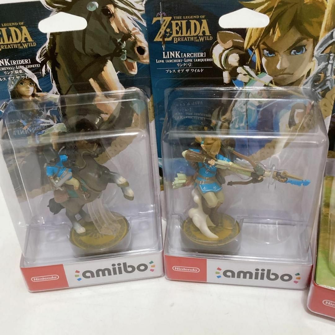 ゼルダの伝説 amiibo6体セット ゼルダの伝説ブレスオブザワイルド