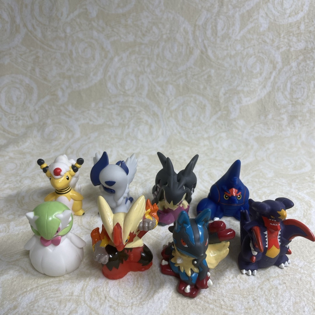 ②ポケモンキッズ 8点セット 指人形 希少 ポケモン 指人形 クリア 8体