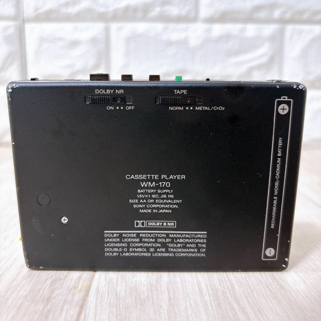 SONY - 現状 SONY ソニー カセットプレーヤー WALKMAN WM-170 希少の