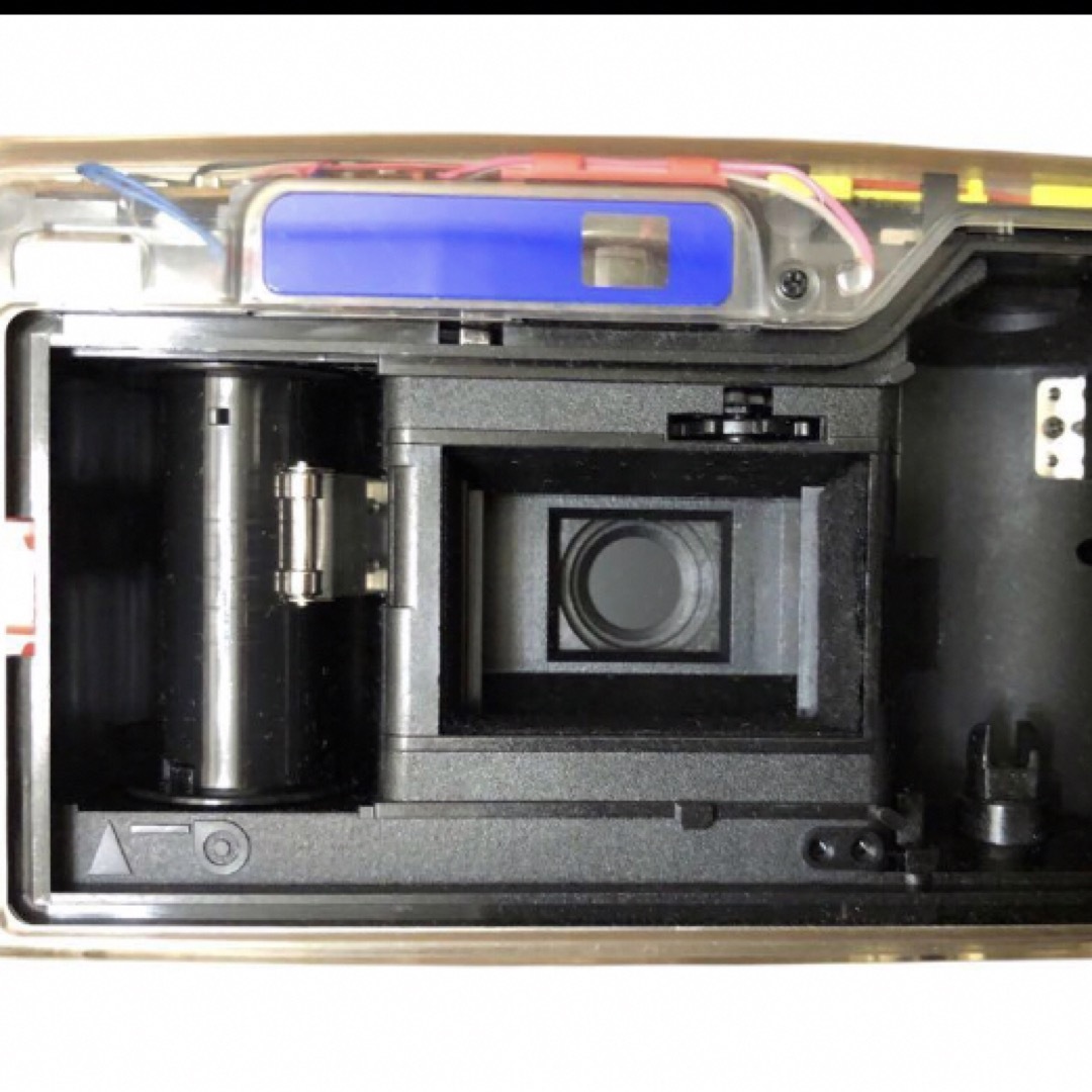 バンダイ リコー フィルムカメラ マイクリスタル スケルトンカメラ