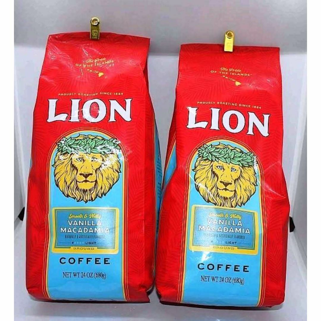 残りわずか!超ビッグライオンコーヒー・バニマカ24oz(680g)×4袋 中抽き