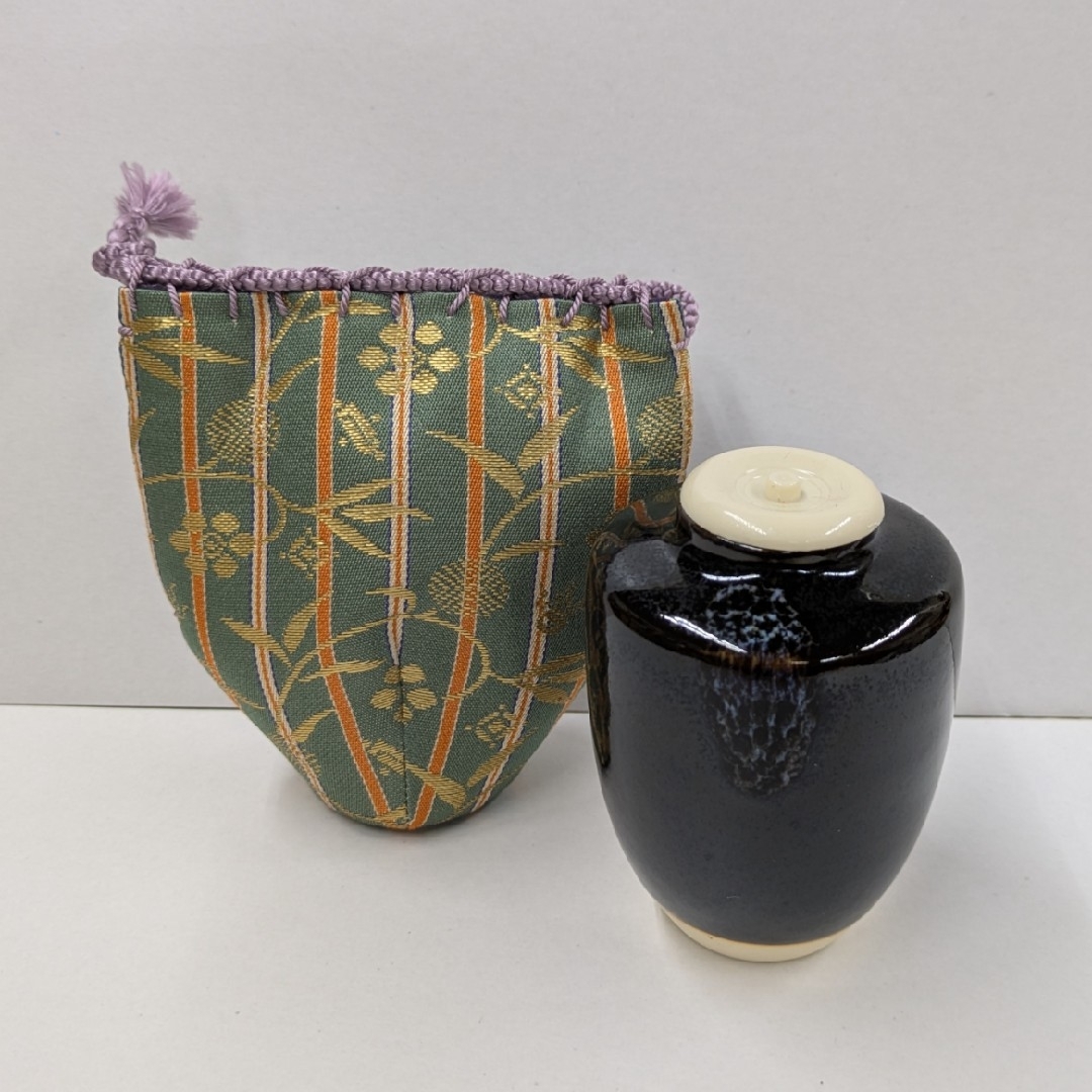 茶入 肩衝 茶道具 抹茶 仕覆 肩衝茶入 | 茶道具,点前道具 |