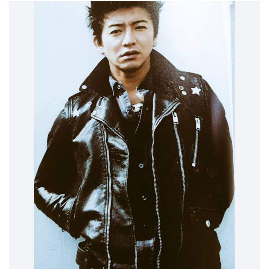 minedenim undercover Leather Jacket キムタク MINEDENIM BLKデニム