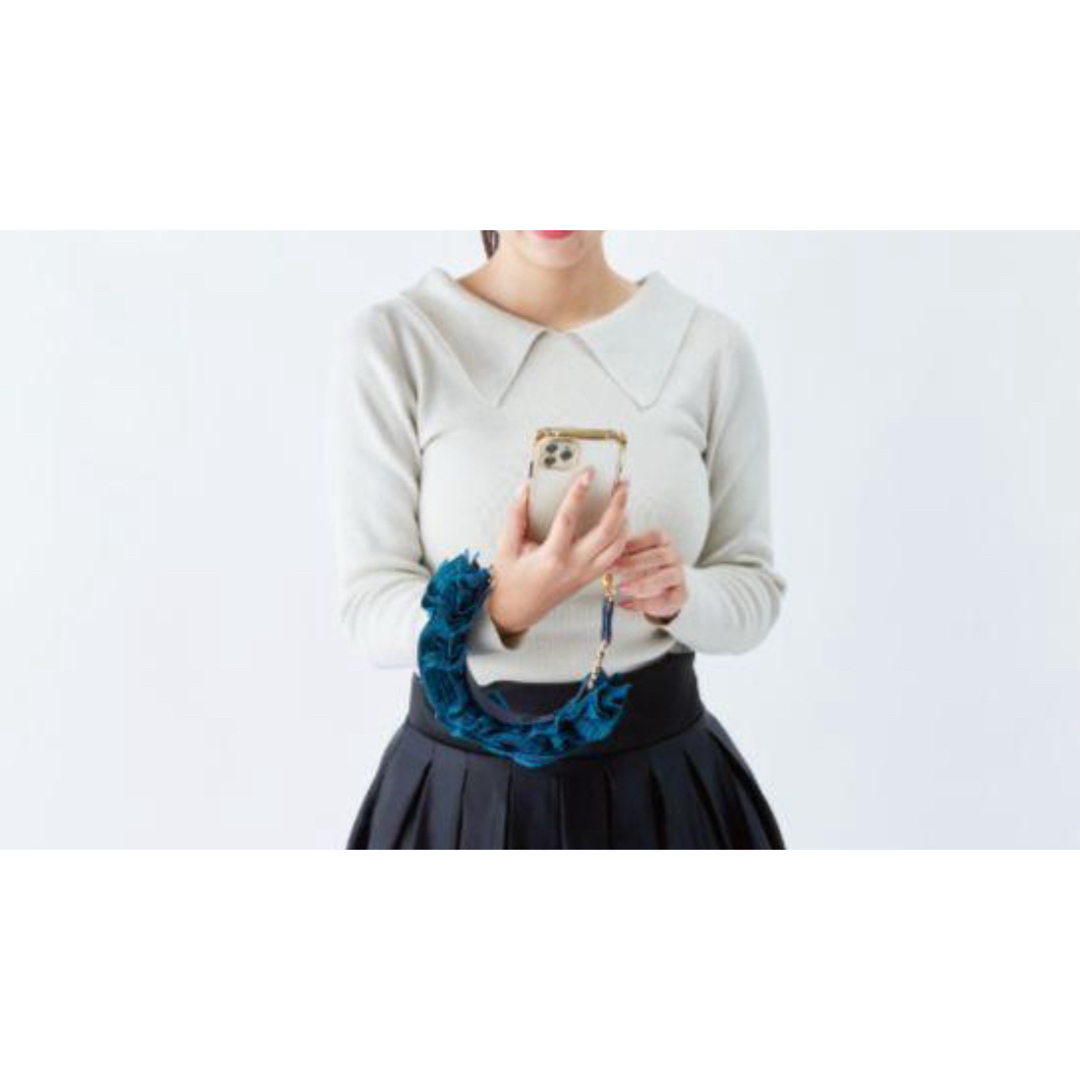 ファミリア ハンドストラップ〈Bibiy. × familiar〉 青系 【公式通販】