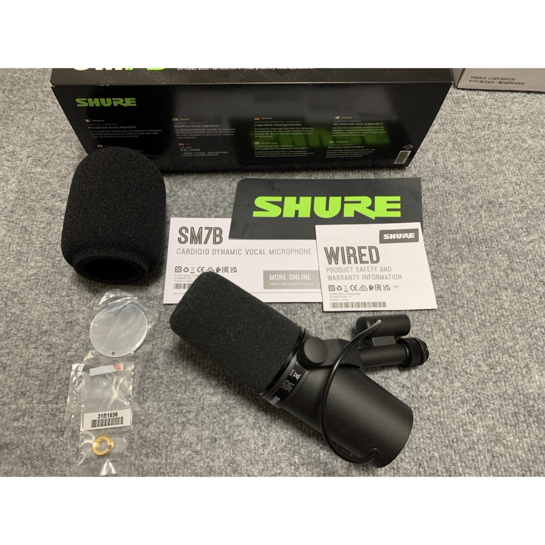 SHURE スタンドマイク+YAMAHAオーディオインターフェイス セット販売