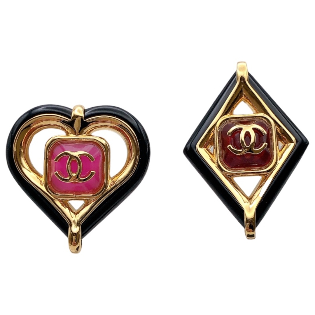 N2337 超美品!! シャネル ココマーク ハート ブローチ