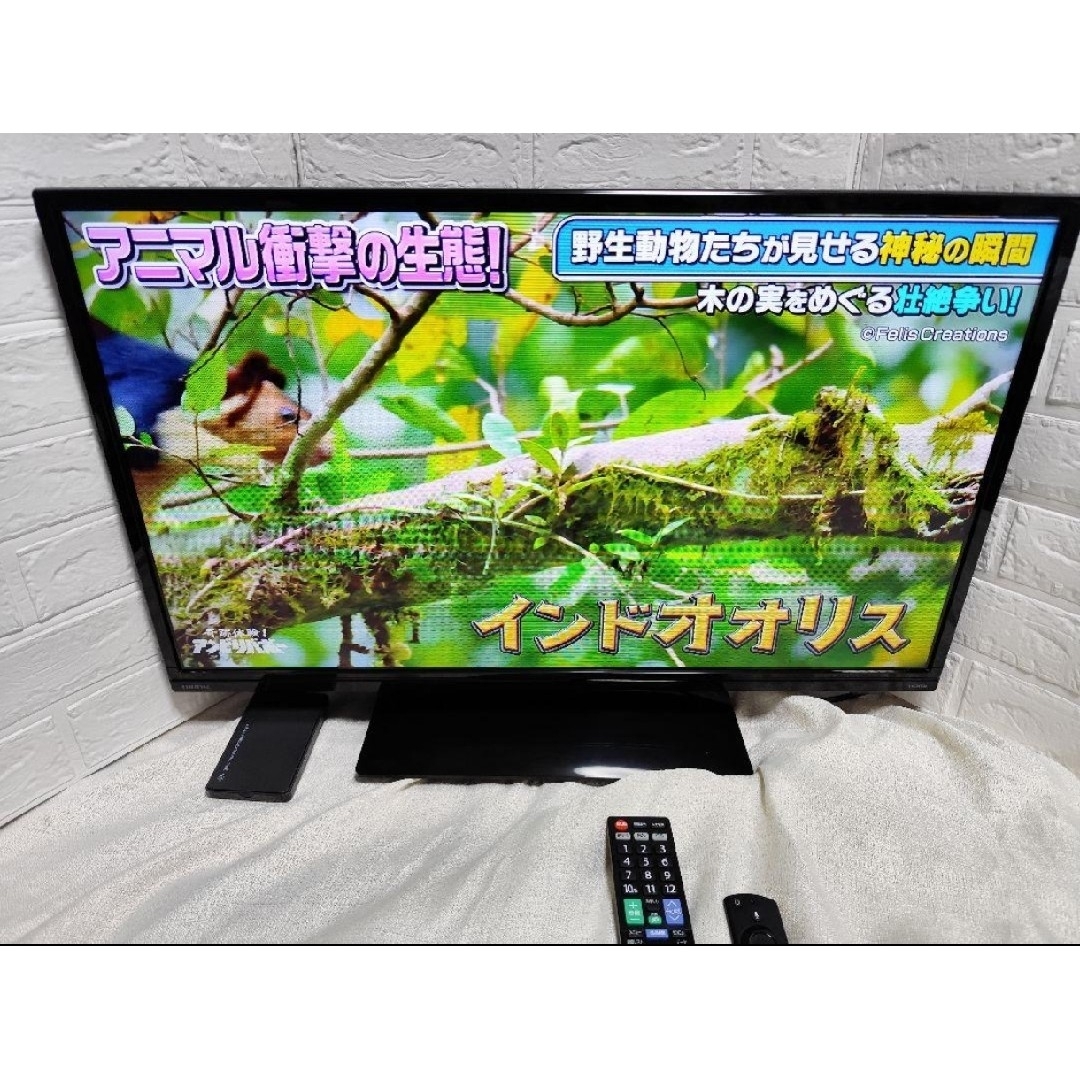 美品32インチテレビアマゾンファイヤースティック 録画ハードディスク付き