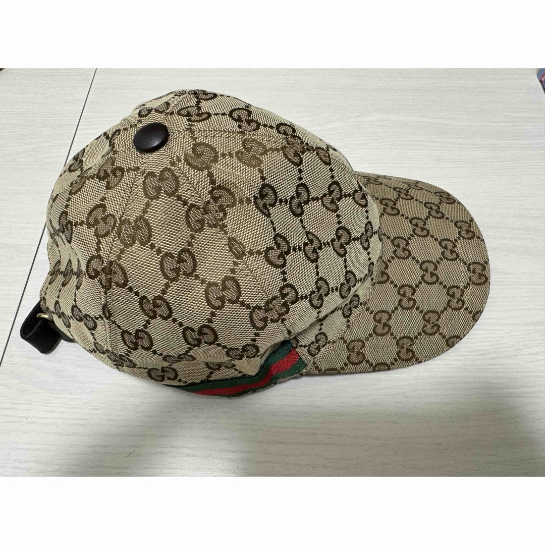 Gucci GGパターン キャップ ベージュ