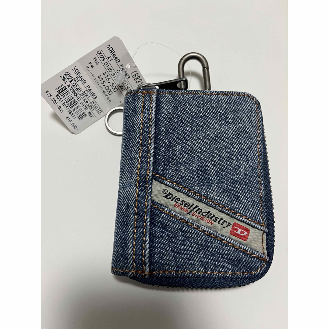 DIESEL ディーゼル キーケース ウォッシュデニム ラウンド型