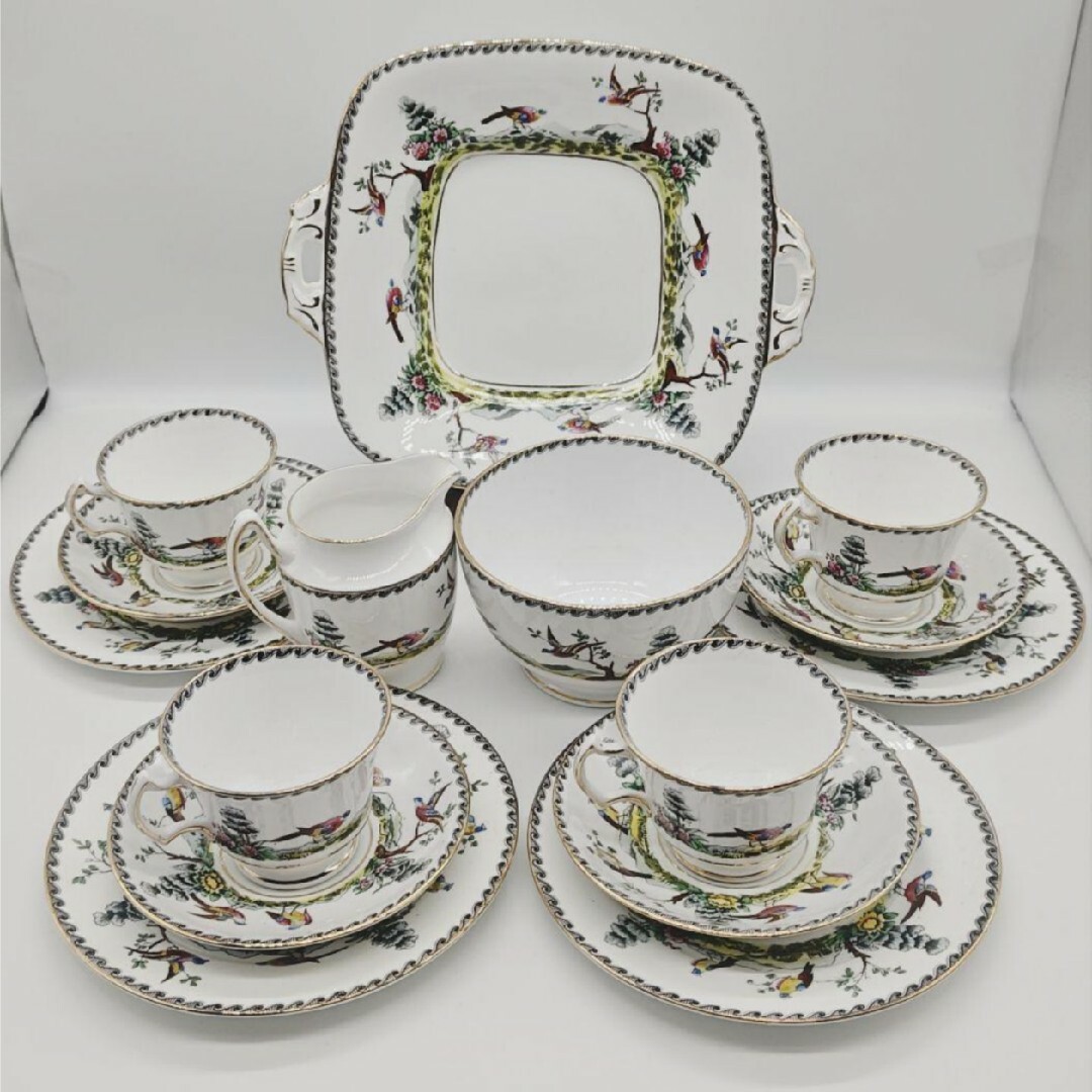 超レア ロイヤルスタッフォード オリエンタルバード ティーセット