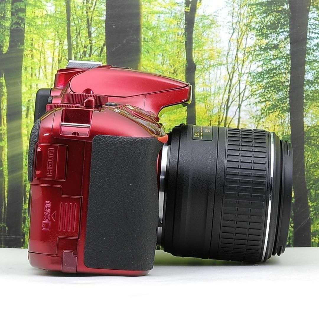 WiFi搭載機種♪Nikon D5500☆希少なワインレッド☆超高性能一眼