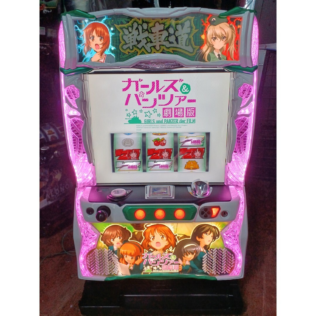 パチスロ ガールズ&パンツァー 実機
