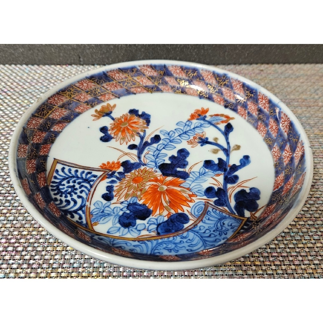 江戸末期 伊万里 色絵 鉢 直径22.0㎝ アンティーク 骨董品 【公式通販】