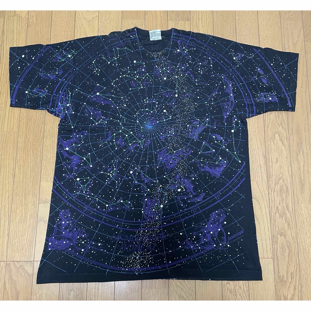 LIQUID BLUE リキッドブルー 星座総柄ヴィンテージTシャツ 90's