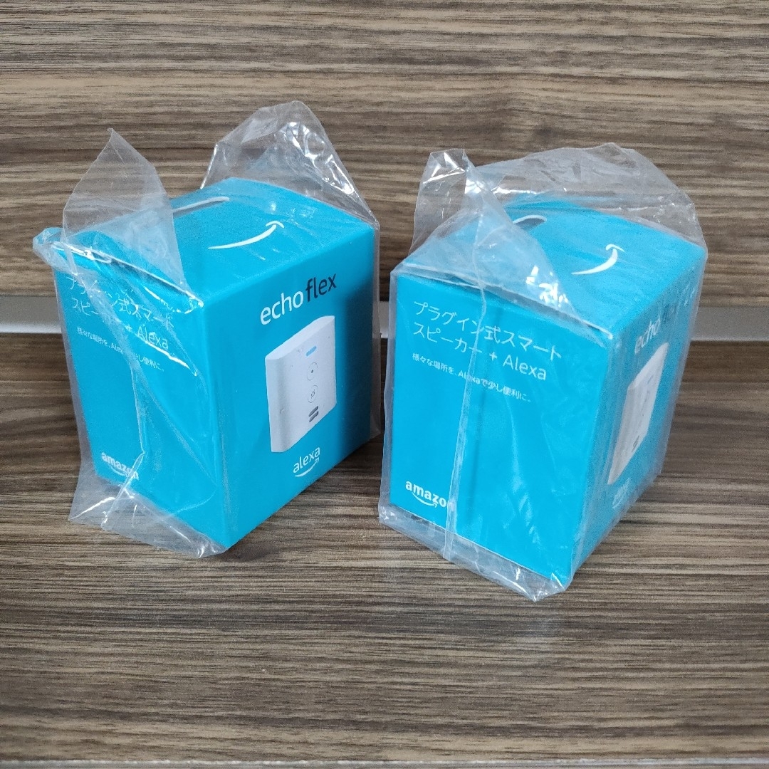 新品未開封 Echo Flex プラグイン式スマートスピーカー 2点セット ショップ