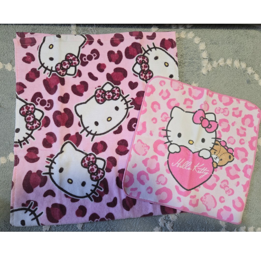ハローキティ - サンリオ ハローキティ フェイスタオル ミニタオル