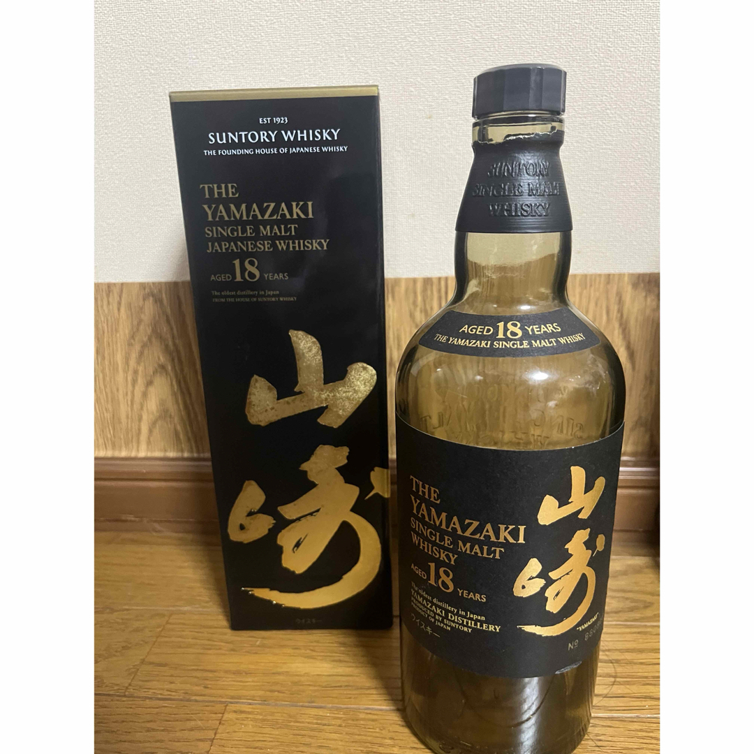 サントリー ウイスキー 山崎18年 空瓶 空箱 700ml 【公式通販】