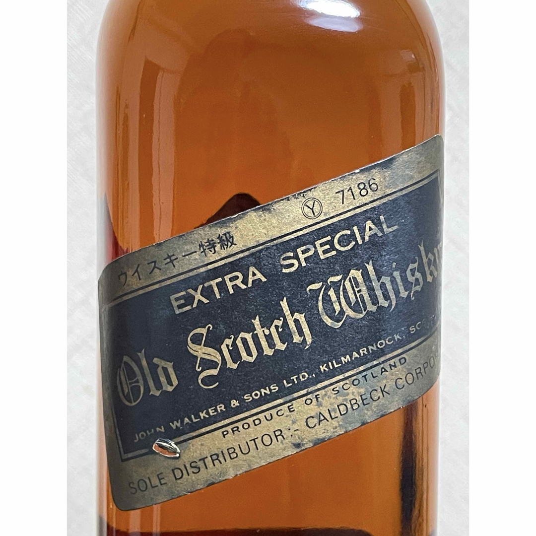 ジョニーウォーカー ブラックラベル 古酒1970年代 白紋章 古酒1970年代