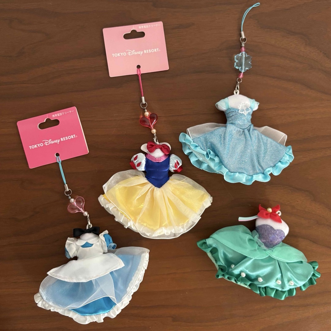 まとめ売り】ディズニープリンセル ドレスキーホルダー 東京ディズニー