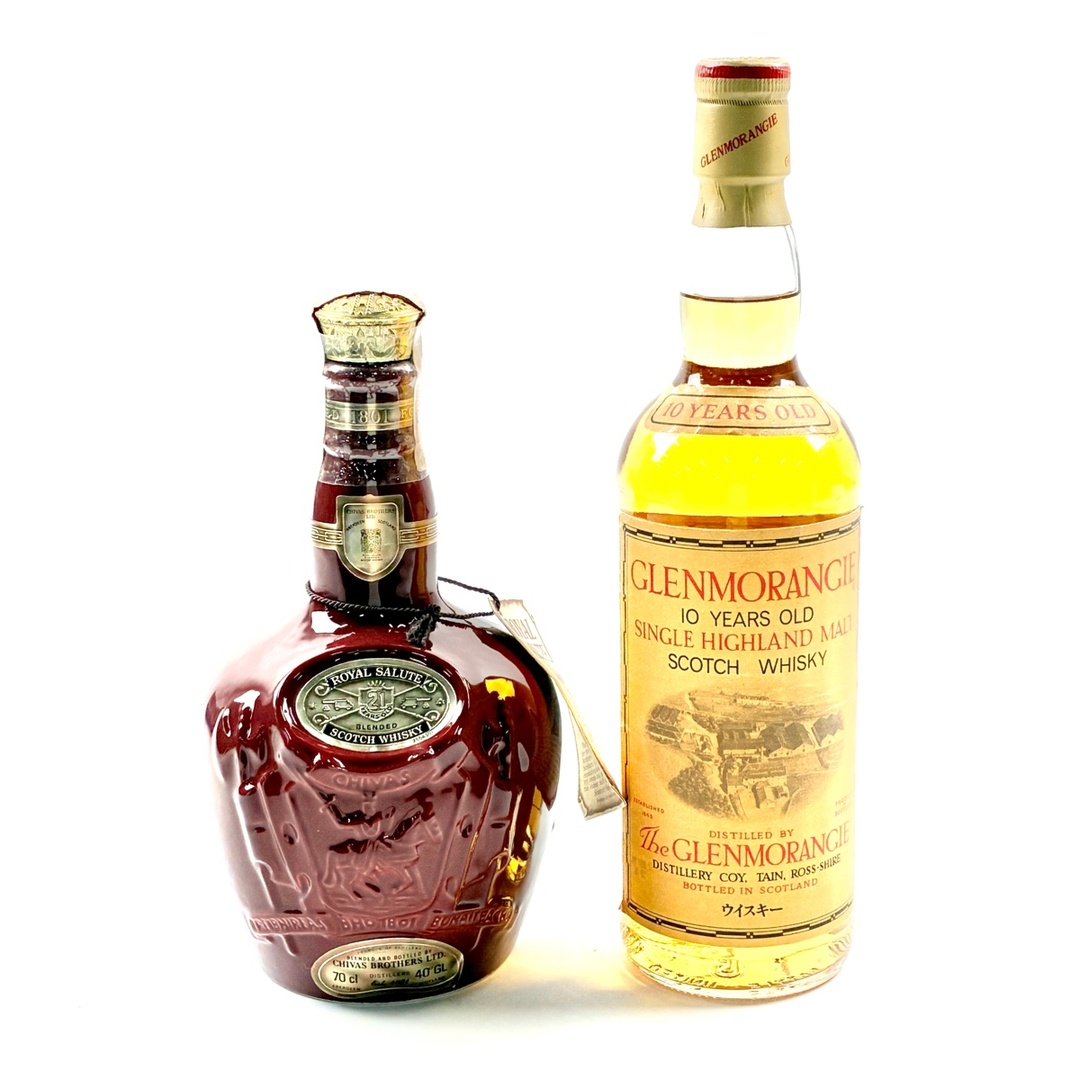 古酒 スコッチ2本 スコッチウイスキー3本、ミニボトル2本セット(古酒)