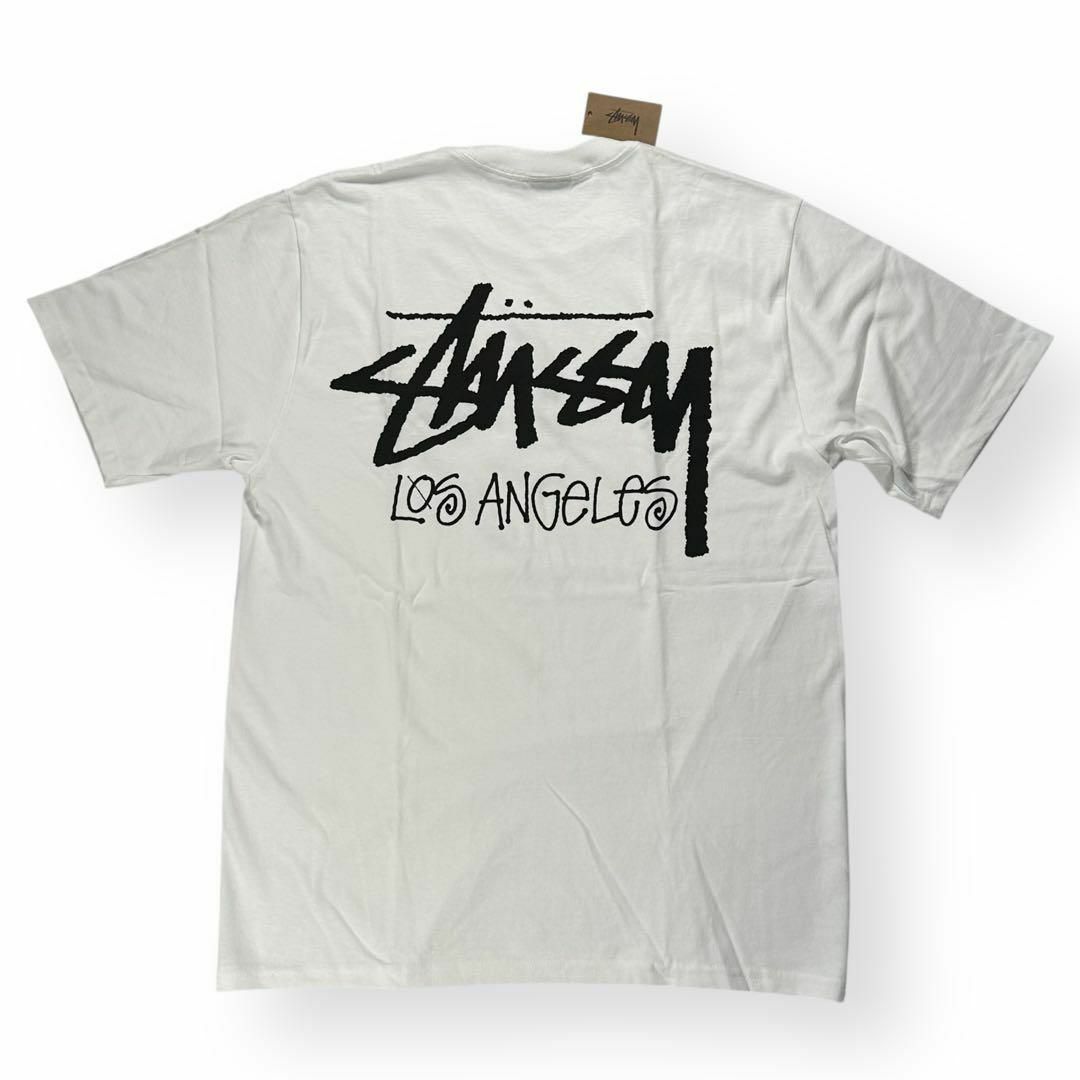 新品未使用 Stussy ロサンゼルス店限定 Tシャツ ホワイト M 希少