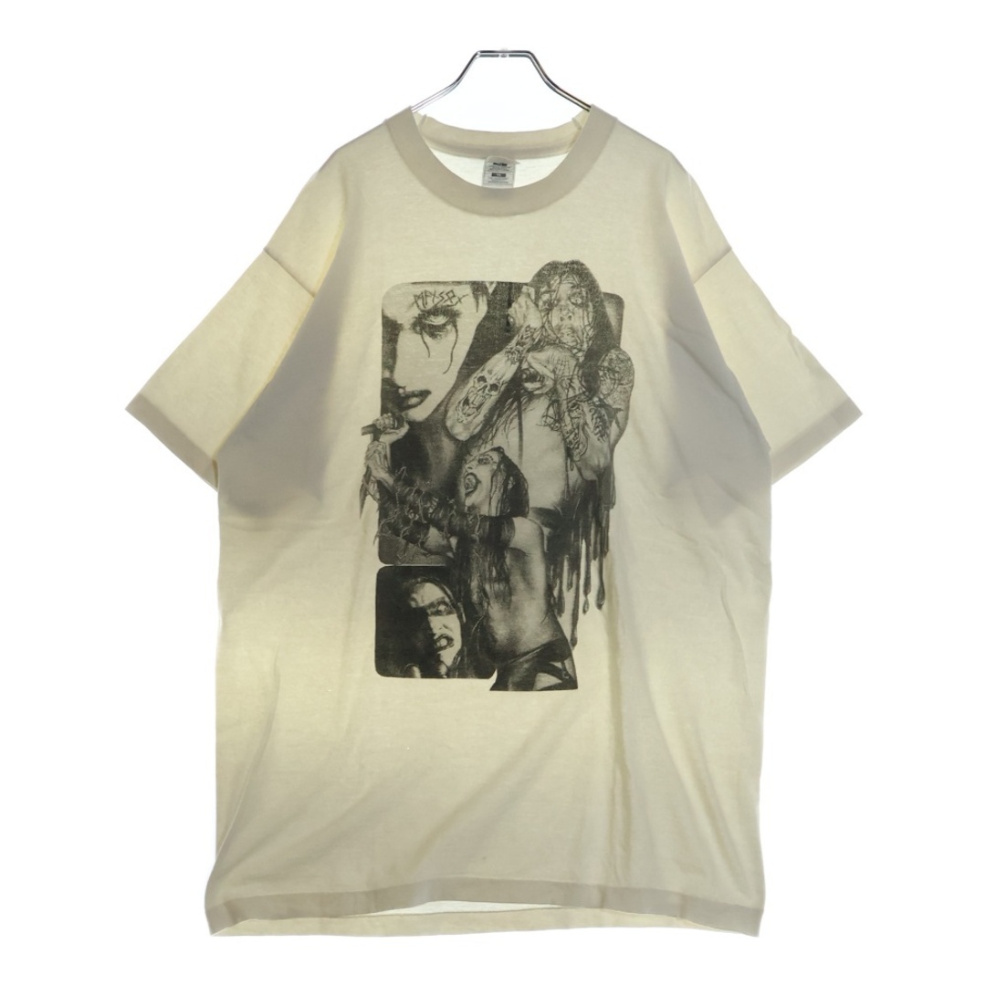 USA製】90s マリリンマンソン × スヌーピー 7分袖 ラグランTシャツL