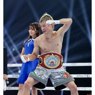 特注】ヘッドギア ファールカップセット 那須川天心カラー ウイニング