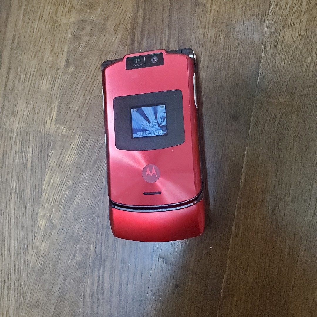 Motorola - 美品 ドコモ MOTOROLA RAZR M702iS product REDの通販 by
