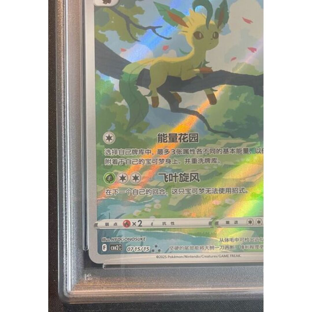 セール リーフィア PSA10 中国語 PSA10】リーフィア 中国語版 (AR仕様