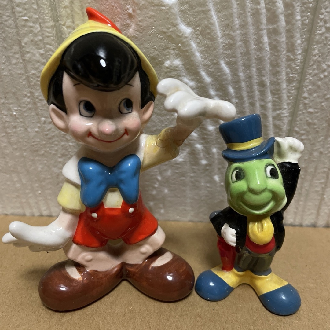 ピノキオ・ジミニークリケット 陶器セット
