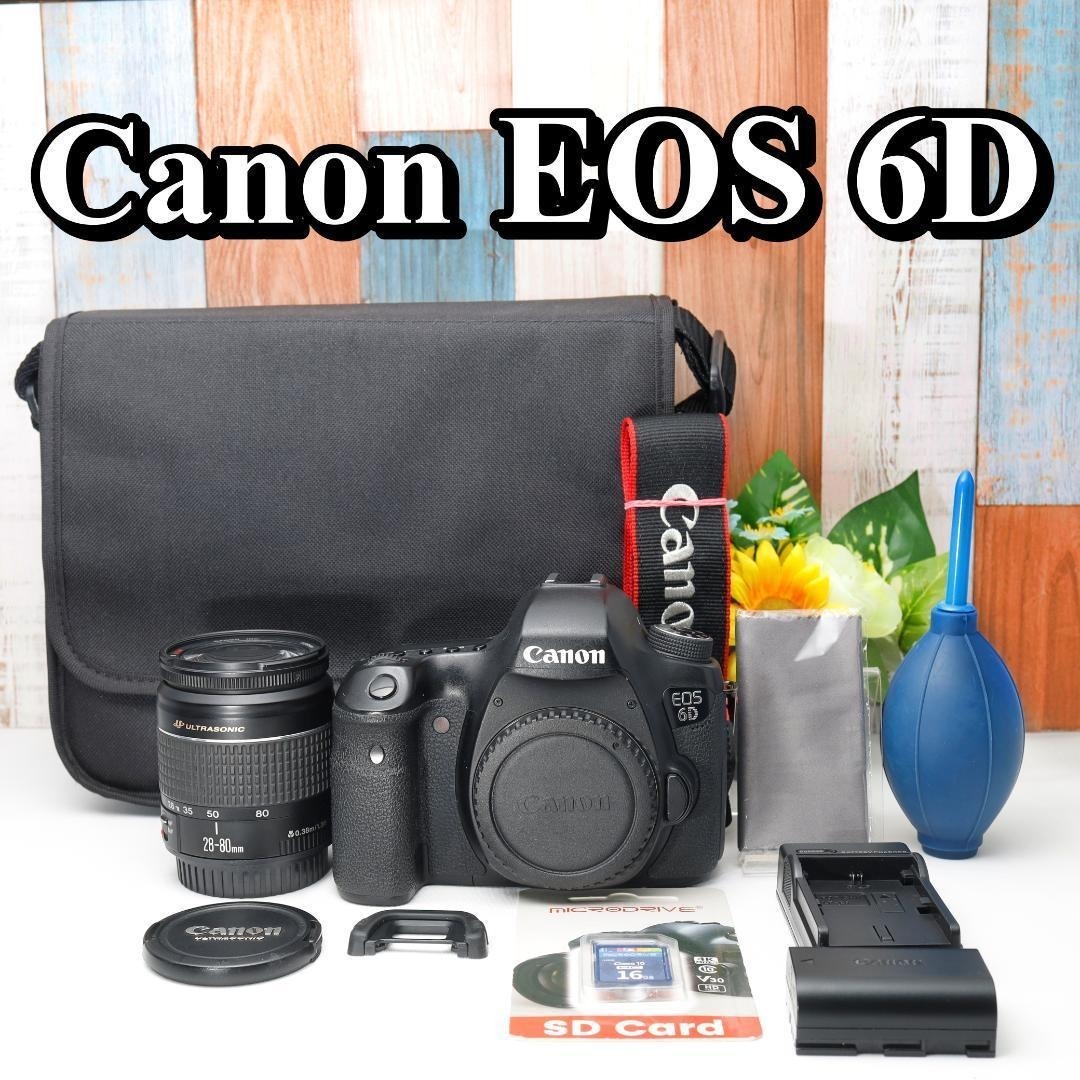 ❤️Wi-Fi機能搭載❤️Canon EOS 6D すぐ撮影が出来る 高画質 Amazon