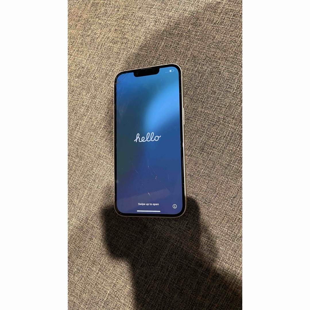 i iPhone 14 128GBSIMフリー 画面割れ 動作問題無し ホワイト