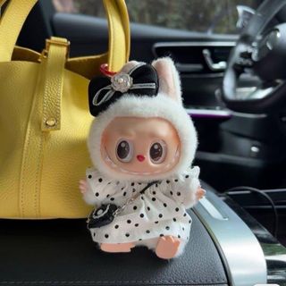 おすわりぬい服 ぬい服 着ぐるみ ちびぐるみ 黒×ピンク｛O20｝