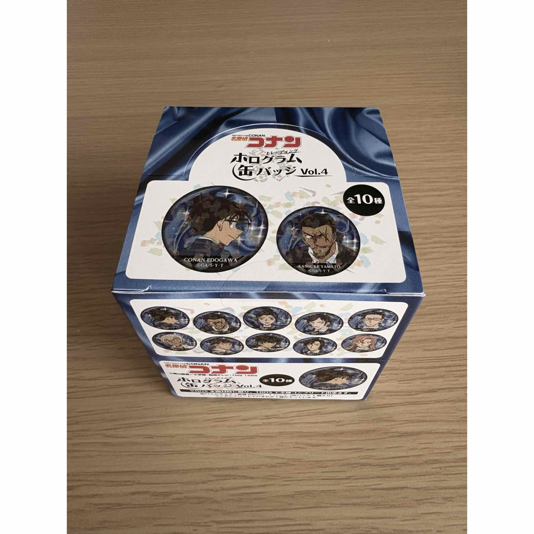 名探偵コナン トレーディングホログラム缶バッジ Vol.4 1BOX コンプ 名