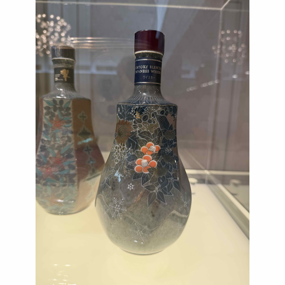 サントリー - 2025 〈色絵雪花薄墨墨はじき四季花文洋酒瓶 十四代今泉