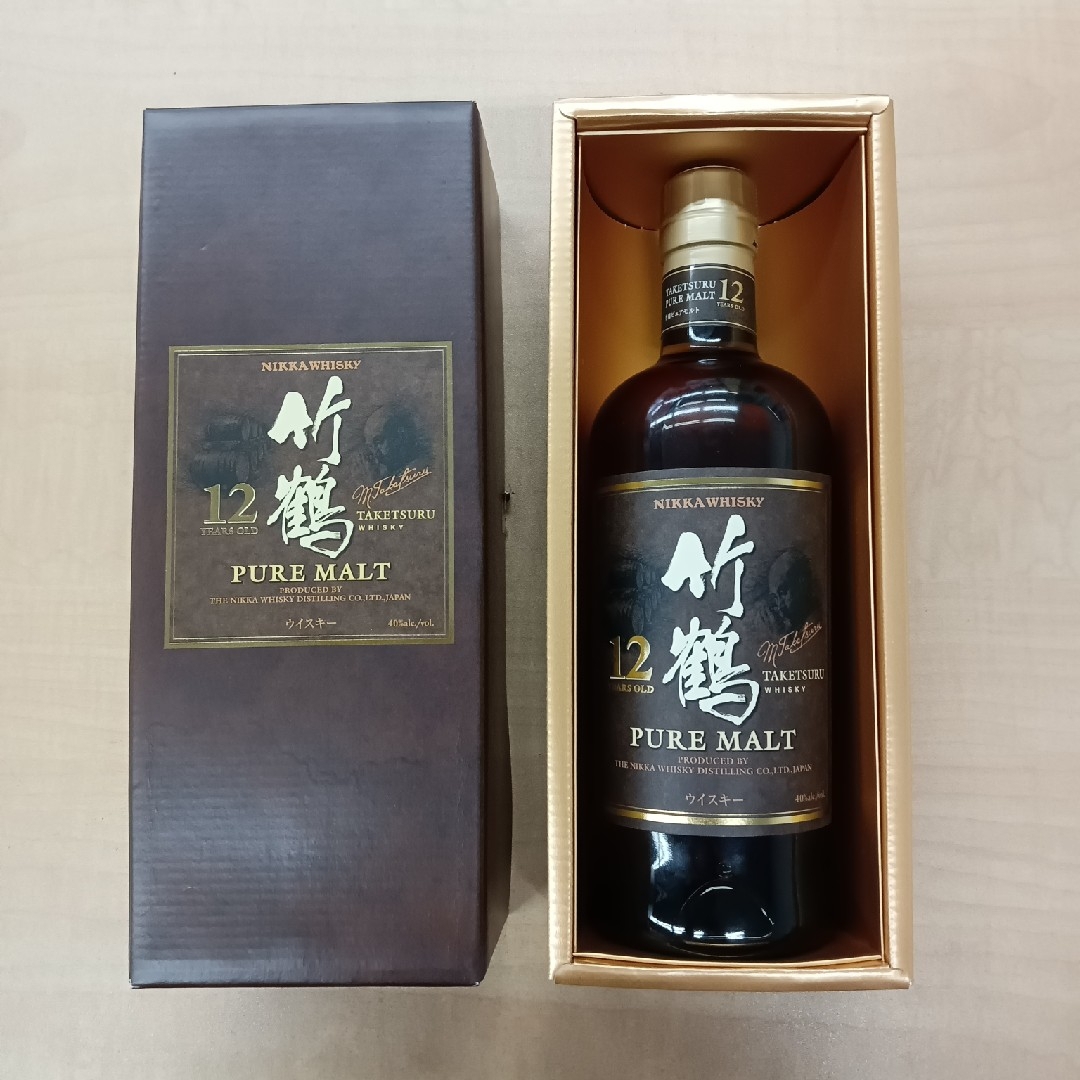 古酒 未開栓 ニッカ ウイスキー 竹鶴 12年 700ml ピュアモルト