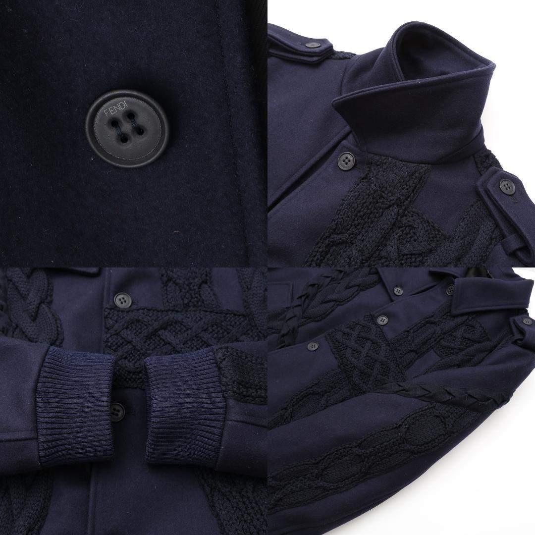 FENDI - フェンディ 16AW 国内正規品 ニット切替 カシミヤ混ウール