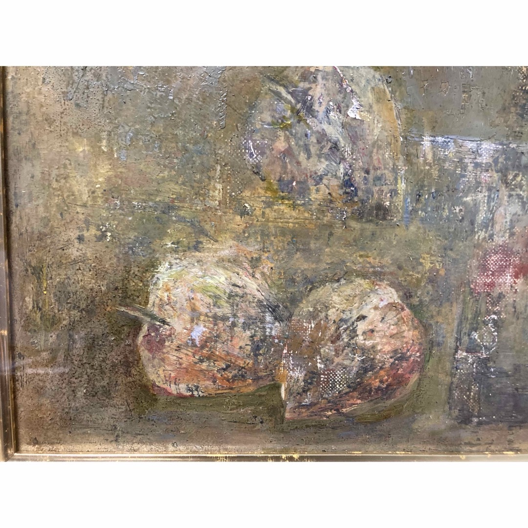 油彩 油絵 静物画 【鶴身幸男】 『美術年鑑』掲載 日動画廊取扱作家 F6号