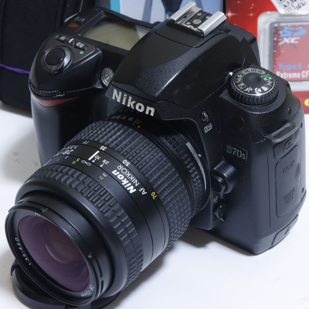 ☆スマホに送れる一眼レフ☆WiFi転送☆ Nikon D70sセット♪