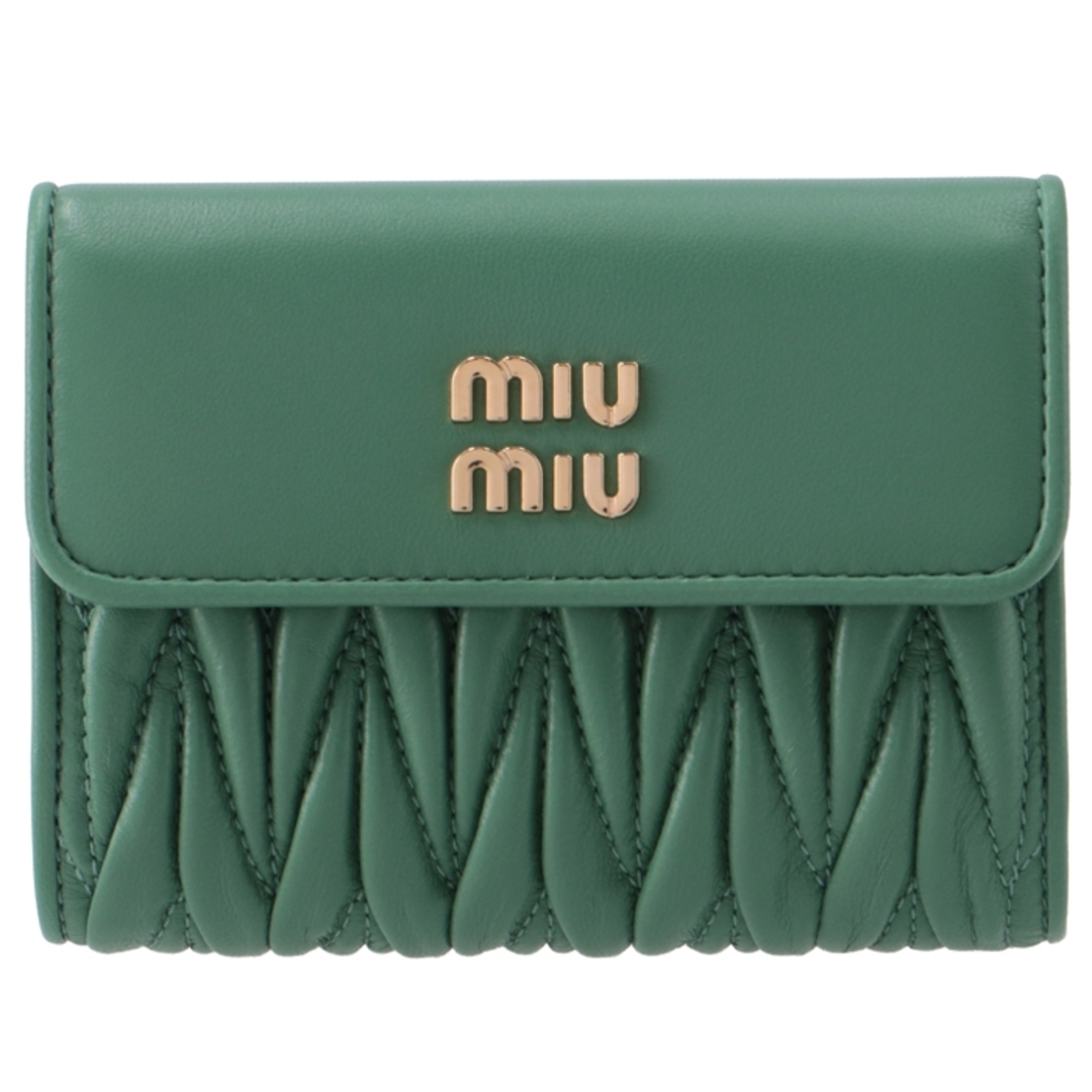 MIU MIU - ミュウミュウ MIU MIU 財布 二つ折り マテラッセ 折りたたみ