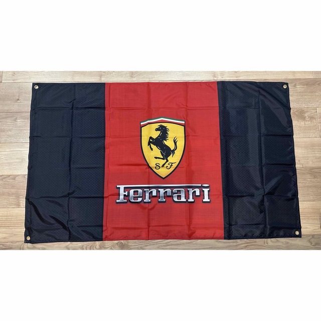 美品 90年代 ビンテージ フェラーリ ガレージフラッグ バナー 旧車