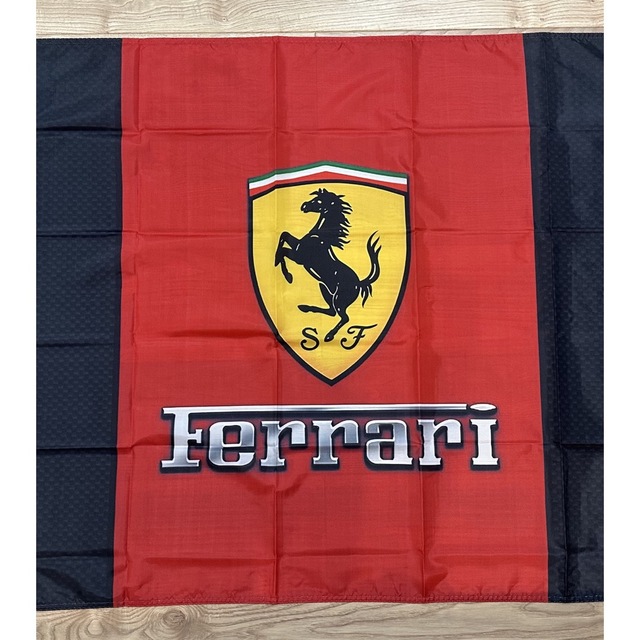 美品 90年代 ビンテージ フェラーリ ガレージフラッグ バナー 旧車