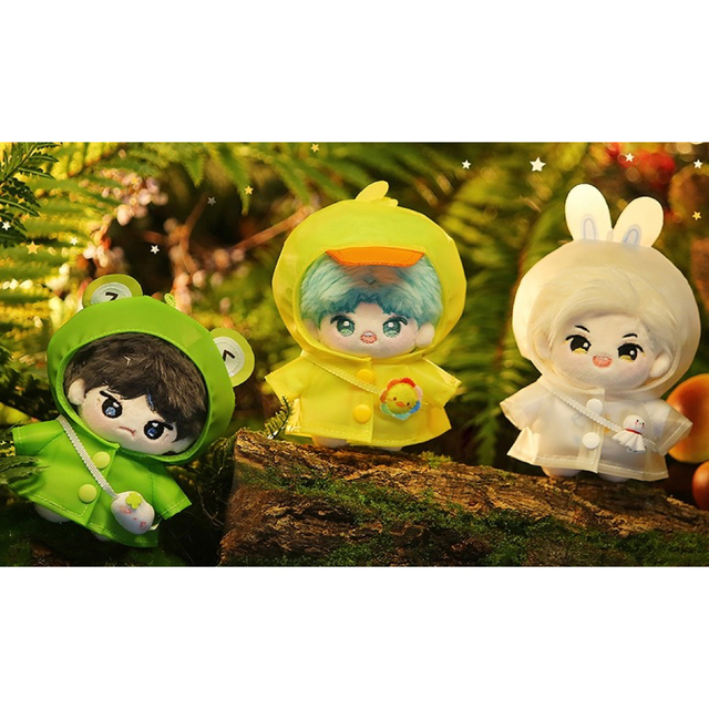 ちびぬい 服 15cm 関ジャニ なにわ男子 アニマルレインコートの通販 by